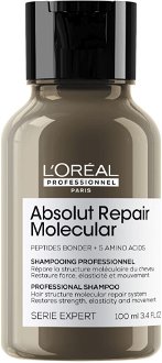 Šampón pre poškodené vlasy Loréal Professionnel Serie Expert Absolut Repair Molecular - 100 ml - L’Oréal Professionnel + darček zadarmo