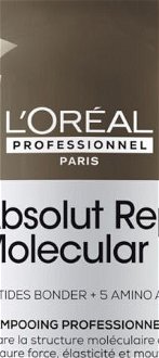 Šampón pre poškodené vlasy Loréal Professionnel Serie Expert Absolut Repair Molecular - 300 ml - L’Oréal Professionnel + DARČEK ZADARMO 5