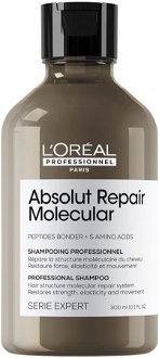 Šampón pre poškodené vlasy Loréal Professionnel Serie Expert Absolut Repair Molecular - 300 ml - L’Oréal Professionnel + DARČEK ZADARMO