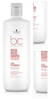 Šampón pre poškodené vlasy Schwarzkopf Professional BC Bonacure Repair Rescue Shampoo - 1000 ml (2708461) + DARČEK ZADARMO 3