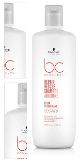 Šampón pre poškodené vlasy Schwarzkopf Professional BC Bonacure Repair Rescue Shampoo - 1000 ml (2708461) + DARČEK ZADARMO 4
