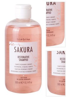 Šampón pre regeneráciu a hydratáciu vlasov Inebrya Sakura Restorative - 300 ml (771026103) + darček zadarmo 3