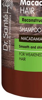 Šampón pre rekonštrukciu poškodených vlasov Dr. Santé Macadamia - 1000 ml + darček zadarmo 8
