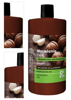 Šampón pre rekonštrukciu poškodených vlasov Dr. Santé Macadamia - 1000 ml + darček zadarmo 4