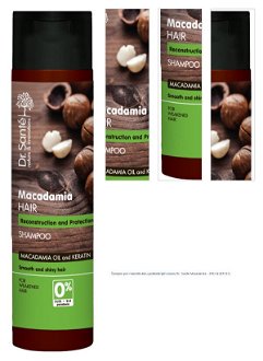 Šampón pre rekonštrukciu poškodených vlasov Dr. Santé Macadamia - 250 ml (E5131) 1