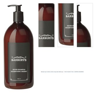 Šampón pre šedivé a biele vlasy Sibel Barburys - 1000 ml (0001765) + darček zadarmo 1