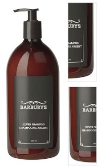 Šampón pre šedivé a biele vlasy Sibel Barburys - 1000 ml (0001765) + darček zadarmo 3