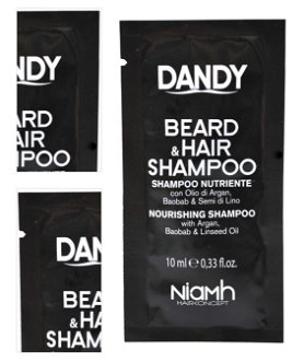 Šampón pre šetrné umývanie vlasov a fúzov Dandy Beard a Hair - 10 ml (OPUB1192) 4