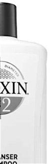 Šampón pre silne rednúce prírodné vlasy Nioxin System 2 Cleanser Shampoo - 1000 ml (81537226) + darček zadarmo 7