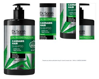 Šampón pre slabé a poškodené vlasy Dr. Santé Cannabis Hair - 1000 ml + DARČEK ZADARMO 1