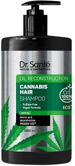 Šampón pre slabé a poškodené vlasy Dr. Santé Cannabis Hair - 1000 ml + darček zadarmo 2