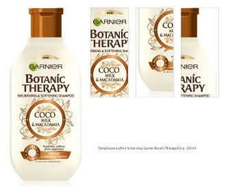 Šampón pre suché a hrubé vlasy Garnier Botanic Therapy Coco - 250 ml 1