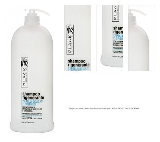 Šampón pre suché a jemné vlasy Black Intensive Repair - 1000 ml (01056) + DARČEK ZADARMO 1
