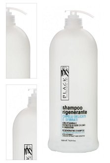 Šampón pre suché a jemné vlasy Black Intensive Repair - 1000 ml (01056) + darček zadarmo 4