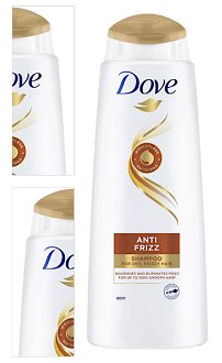 Šampón pre suché a krepaté vlasy Dove Anti-Frizz Shampoo - 400 ml + darček zadarmo 4