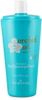 Šampón pre suché a lámavé vlasy Kléral System Orchid Oil Keratin Dry  a  Damaged Hair - 1000 ml (197) + darček zadarmo