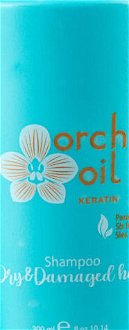 Šampón pre suché a lámavé vlasy Kléral System Orchid Oil Keratin Dry  a  Damaged Hair Shampoo - 300 ml (191) + darček zadarmo 5