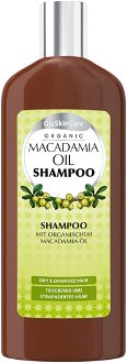Šampón pre suché a poškodené vlasy GlySkinCare Organic Macadamia Oil Shampoo - 250 ml (WYR000174)