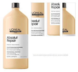 Šampón pre suché a poškodené vlasy Loréal Professionnel Serie Expert Absolut Repair - 1500 ml - L’Oréal Professionnel + darček zadarmo 1