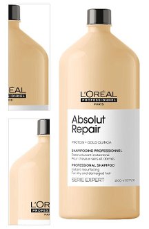 Šampón pre suché a poškodené vlasy Loréal Professionnel Serie Expert Absolut Repair - 1500 ml - L’Oréal Professionnel + darček zadarmo 4