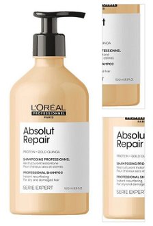 Šampón pre suché a poškodené vlasy Loréal Professionnel Serie Expert Absolut Repair - 500 ml - L’Oréal Professionnel + DARČEK ZADARMO 3