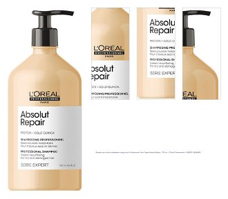 Šampón pre suché a poškodené vlasy Loréal Professionnel Serie Expert Absolut Repair - 750 ml - L’Oréal Professionnel + darček zadarmo 1