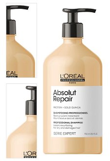 Šampón pre suché a poškodené vlasy Loréal Professionnel Serie Expert Absolut Repair - 750 ml - L’Oréal Professionnel + darček zadarmo 4