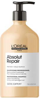 Šampón pre suché a poškodené vlasy Loréal Professionnel Serie Expert Absolut Repair - 750 ml - L’Oréal Professionnel + darček zadarmo
