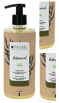 Šampón pre suché a poškodené vlasy Tassel Cosmetics Botanical Repair - 500 ml (07609) + darček zadarmo 3