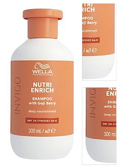 Šampón pre suché a poškodené vlasy Wella Professionals Invigo Nutri Enrich - 300 ml (99350170036) + darček zadarmo 3