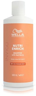 Šampón pre suché a poškodené vlasy Wella Professionals Invigo Nutri Enrich - 500 ml (99350170035) + darček zadarmo