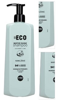 Šampón pre suché vlasy Be Eco Water Shine Mila - 900 ml (0105021) + darček zadarmo 3