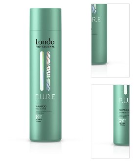 Šampón pre suché vlasy bez lesku Londa Professional P.U.R.E Shampoo - 250 ml (99240015387) + darček zadarmo 3