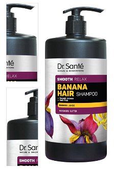 Šampon pre vyhladenie vlasov Dr. Santé Smooth Relax Banana Hair Shampoo - 1000 ml + darček zadarmo 4