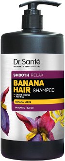 Šampon pre vyhladenie vlasov Dr. Santé Smooth Relax Banana Hair Shampoo - 1000 ml + darček zadarmo