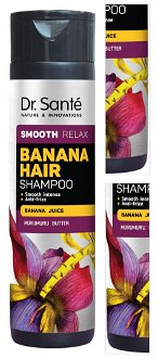 Šampon pre vyhladenie vlasov Dr. Santé Smooth Relax Banana Hair Shampoo - 250 ml 3