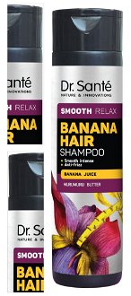 Šampon pre vyhladenie vlasov Dr. Santé Smooth Relax Banana Hair Shampoo - 250 ml 4