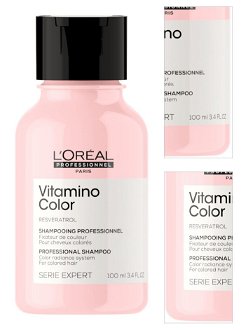 Šampón pre žiarivú farbu vlasov Loréal Professionnel Serie Expert Vitamino Color - 100 ml - L’Oréal Professionnel 3