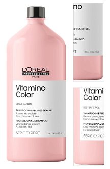Šampón pre žiarivú farbu vlasov Loréal Professionnel Serie Expert Vitamino Color - 1500 ml - L’Oréal Professionnel + DARČEK ZADARMO 3