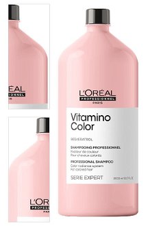 Šampón pre žiarivú farbu vlasov Loréal Professionnel Serie Expert Vitamino Color - 1500 ml - L’Oréal Professionnel + DARČEK ZADARMO 4