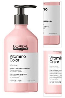 Šampón pre žiarivú farbu vlasov Loréal Professionnel Serie Expert Vitamino Color - 500 ml - L’Oréal Professionnel + darček zadarmo 3