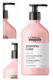 Šampón pre žiarivú farbu vlasov Loréal Professionnel Serie Expert Vitamino Color - 500 ml - L’Oréal Professionnel + darček zadarmo 4