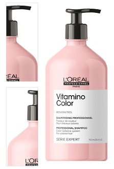 Šampón pre žiarivú farbu vlasov Loréal Professionnel Serie Expert Vitamino Color - 750 ml - L’Oréal Professionnel + DARČEK ZADARMO 4