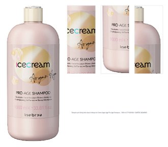 Šampón pre žiarivý lesk vlasov Inebrya Ice Cream Argan Age Pro-Age Shampoo - 1000 ml (771026330) + darček zadarmo 1