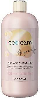 Šampón pre žiarivý lesk vlasov Inebrya Ice Cream Argan Age Pro-Age Shampoo - 1000 ml (771026330) + darček zadarmo 2