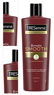 Šampón s keratínom pre hladké vlasy bez krepovatenia Tresemmé Keratin Smooth - 400 ml (68665519, 68347409) + darček zadarmo 4
