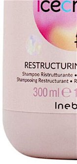 Šampón s keratínom pre poškodené vlasy Inebrya Ice Cream Keratin Restructuring Shampoo - 300 ml (771026309) + darček zadarmo 8