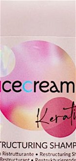 Šampón s keratínom pre poškodené vlasy Inebrya Ice Cream Keratin Restructuring Shampoo - 300 ml (771026309) + darček zadarmo 5
