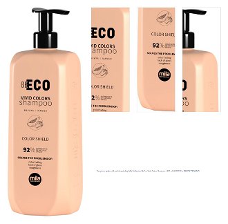 Šampón s kyslým pH pre farbené vlasy Mila Profession Be Eco Vivid Colors Shampoo - 900 ml (0105031) + darček zadarmo 1