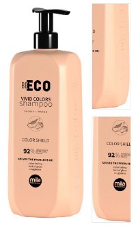 Šampón s kyslým pH pre farbené vlasy Mila Profession Be Eco Vivid Colors Shampoo - 900 ml (0105031) + DARČEK ZADARMO 3